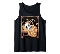 The Eternal Napper Skeleton Sleepy Night Humor Tank Top
