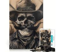 The Eternal Outlaw Cowboy Teenagers 1000 Piece Jigsaw Puzzle Mind Exercise Toy Group Play Precision Cut Festival Gift (50x75cm)