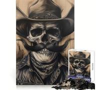 The Eternal Outlaw Cowboy Teenagers 1000 Piece Jigsaw Puzzle Mind Exercise Toy Group Play Precision Cut Festival Gift (50x75cm)