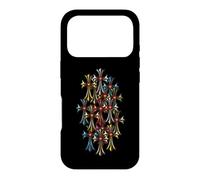 The Eternal Red Heart Colorful Cross Case for iPhone 17 Pro