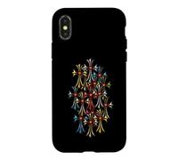 The Eternal Red Heart Colorful Cross Case for iPhone X/XS