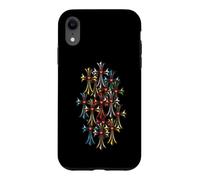 The Eternal Red Heart Colorful Cross Case for iPhone XR