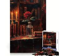 The Eternal Rose Jigsaw Puzzles 1000 Pieces for Adults Reason Skill Toy Calm Relax Exact Cut Heartfelt Gift (50x75cm)