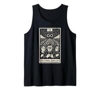The Eternal Scroller Tarot Card Vintage Meme Illustration Tank Top