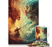 The Eternal War of Elements 1000 Piece Jigsaws for Adults Puzzle Intellect Toy Relaxing Fun Quality Cut Fine Art Piece (50x75cm)