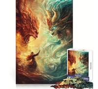 The Eternal War of Elements 1000 Piece Jigsaws for Teenagers Puzzle Strong Logic Toy Relaxed Mind Clear Edge Bday Surprise (38x26cm)