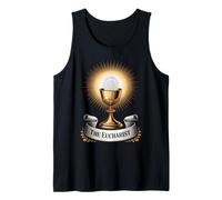 The Eucharist Chalice Catholic Mass and Adoration Tank Top