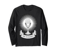 The Eucharist Sacrament Chalice Holy Communion Long Sleeve T-Shirt