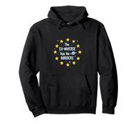 The EUniverse No Borders EU Flag Pullover Hoodie