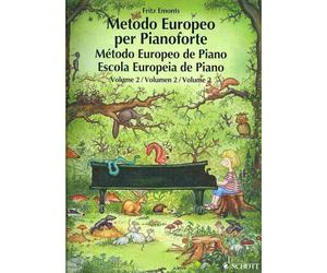 The European Piano Method - Volume 2: German/French/English/Spanish by Fritz Emo