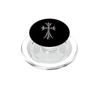 The Ever Pave Celtic Silver Cross PopSockets PopGrip for MagSafe