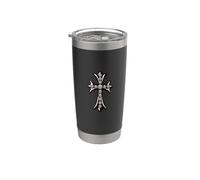 The Ever Pave Celtic Silver Cross Stainless Steel Insulated Tumbler