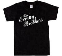 The Everly Brothers T-Shirt - 1950's, Rock n Roll, Country, S-XXL96691 Size XL Black