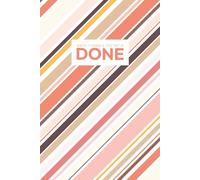 The Everyday To Do List - 6x9 "Write It Down & Just Get It Done" Edition: Part of the Ditsy Bloom Collection with Coordinating Desk Accessories (Diagonal Stripes)