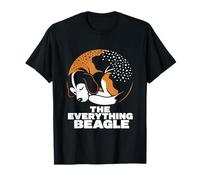 The Everything Beagle Funny Breakfast Bagel Dog Pun Dark T-Shirt