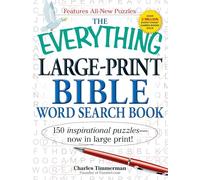 The Everything Large-Print Bible Word Search Book: 150 inspirational puzzles - now in large print!