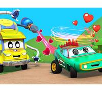 The Evil Crocodile / SuperTruck vs Sharks / Trucks caught a cold / The Boat is stuck