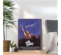 The Evil Dead, Horror Movie Print, Scary Thriller Film Poster, A4 and A3 Size Frame Options Available,Great Home, Pub, Café, Bar Wall Art Print, House gift for horror lovers (A3 Print Only)