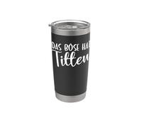 The Evil has Boobs Breasts Bosom Funny Stainless Steel Insulated Tumbler
