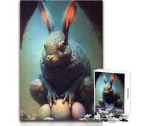 The Evil Rabbit Puzzles for Teenagers 1000 Piece Educational Mental Focus Game Heartwarming Special Present Idea Size 38x52cm