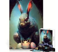 The Evil Rabbit Puzzles for Teenagers 1000 Pieces Think Smart Toy Soothing Play Smooth Cut Amazing Present (50x75cm)