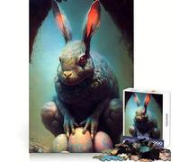The Evil Rabbit Puzzles for Teenagers 1000 Pieces Think Smart Toy Soothing Play Smooth Cut Amazing Present (38x52cm)