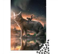 The Evil Squirrel Puzzle Jigsaws 1000 Pieces for Adults & Teenager Age 12 Years Up Christmas Eve Gifts 1000pcs (75x50cm)