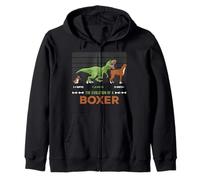 The Evolution of a Boxer or Evolution of dogs Zip Hoodie