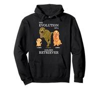 The Evolution of a Golden Retriever or Evolution of dogs Pullover Hoodie