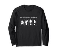 The Evolution of Authority Footsteps Long Sleeve T-Shirt