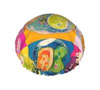 The evolution of cells One Size Double-layer shower cap prevents hair from getting tangled during showering and skincare.