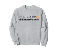 The evolution of money bitcoin btc crypto cryptocurrency Sweatshirt