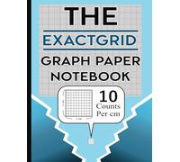THE EXACTGRID Graph Paper Notebook 10 Count per cm Grid: Ideal for Large Scale Projects and High Precision and Complex work Designs