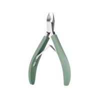 The Exfoliating Nail Clipper Trimming And Care Tool Is Ergonomically Designed With A Non Slip Grip That Is Easy To Use Comfortable And Clean(Green)
