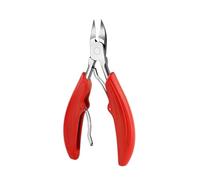 The exfoliating nail clipper trimming and care tool is ergonomically designed with a non slip grip that is easy to use comfortable and clean(Red)