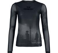 The Exorcist by Killstar Long-sleeved Top Long-sleeved Top black grey 3XL