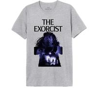 The Exorcist Men's Meexormts010 T-Shirt, Melange Grey, L
