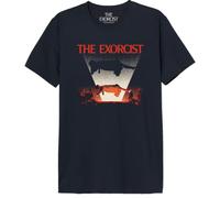 The Exorcist Men's Uxexormts001 T-Shirt, Navy Blue, XXL