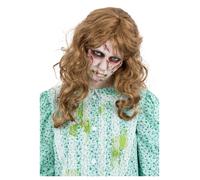 The Exorcist Regan Wig Long Messy Wavy Halloween Fancy Dress Wig Ginger