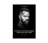 The Expanse TV Show Movie Black Poster Amos Burton Quote 1 Canvas Wall Art Decor Paintings for Living Room Home Decoration Unframe 16×24inch(40×60cm)