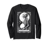 The Expectant Mother Creepy Pregnancy Gothic Halloween Party Long Sleeve T-Shirt