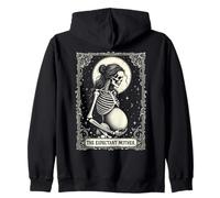 The Expectant Mother Gothic Motherhood Halloween Party Zip Hoodie