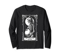 The Expectant Mother Gothic Pregnancy Macabre Halloween Long Sleeve T-Shirt