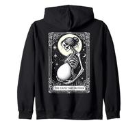 The Expectant Mother Spooky Expecting Mom Halloween Party Zip Hoodie