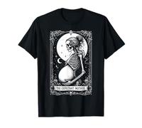 The Expectant Mother Tarot Art Pregnancy Gothic Dark Theme T-Shirt