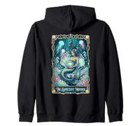 The Expectant Mother Tarot Card Mermaid Zip Hoodie