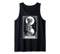 The Expectant Mother Vintage Tarot Pregnancy Halloween Party Tank Top