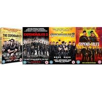 The Expendables 4 Film Collection DVD - The Expendables / The Expendables 2 / The Expendables 3 / Expendables 4 Complete DVD Collection by Sylvester Stallone