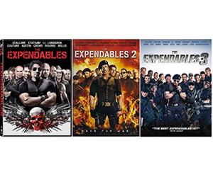 The Expendables Triple Feature One 1 Two 2 Three 3 Sylvester Stallone Jason Statham 3 DVD Widescreen Set