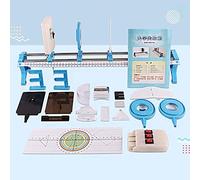The Experiment Kit for Physical Optics Tri-Prism Concave Convex Lens Optical Bench Parallel Light Source Imaging